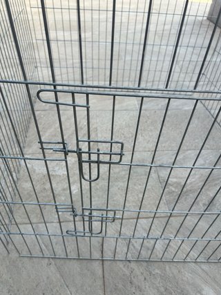 2 Jaulas metálicas plegables para mascotas