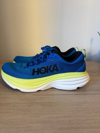 Zapatillas Hoka Bondi 8 Azul/Amarillo