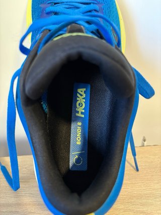 Zapatillas Hoka Bondi 8 Azul/Amarillo
