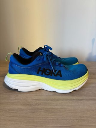 Zapatillas Hoka Bondi 8 Azul/Amarillo