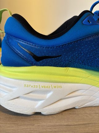 Zapatillas Hoka Bondi 8 Azul/Amarillo