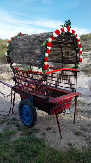 Carro para caballo/mula
