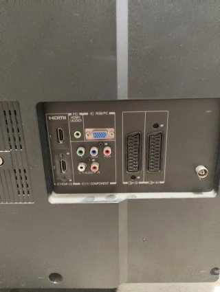 Televisión Toshiba Negra (no funciona la antena)