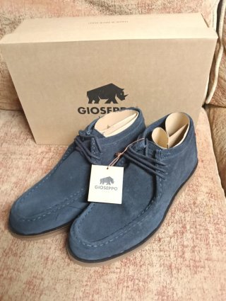 Botines Gioseppo Piel Azul Talla 41 Unisex