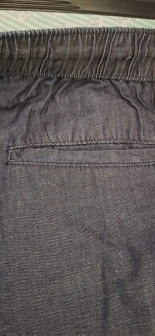 Pantaloni John Baner misto lino blu