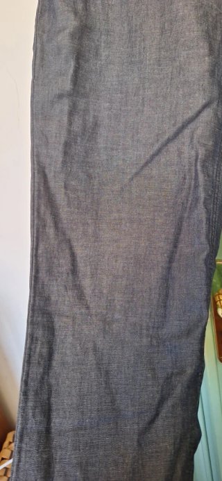 Pantaloni John Baner misto lino blu