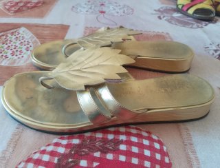 Infradito oro donna
