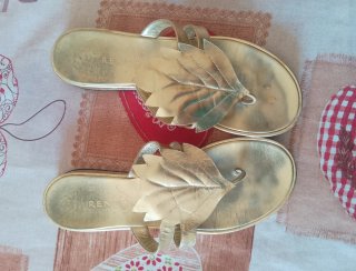 Infradito oro donna
