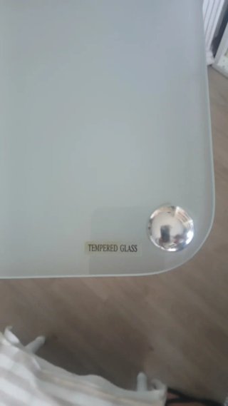 Estantería cristal y metal 4 baldas