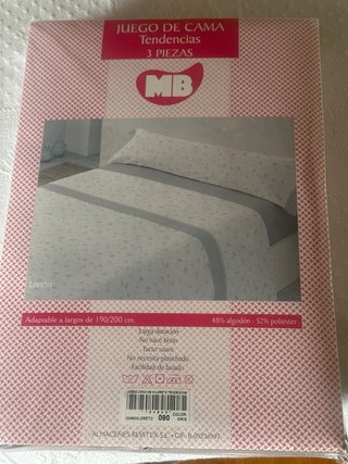 Sábanas. Juego de cama Tendencias 3 piezas,cama 90