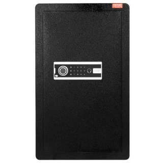 Cassaforte 113L con Chiave Impronta Digitale Nero