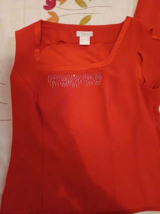 Conjunto Mujer Rojo Talla 42