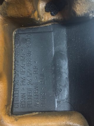 Tapa Motor Peugeot 307 CC 2.0 HDI 965795578(c)