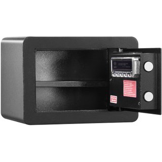 Cassaforte Domestica con Codici e Chiavi LED Nera