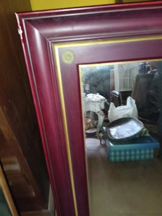 Espejo Señorial Madera y Cristal