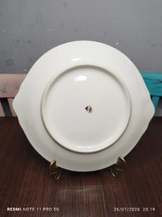 Bandeja Porcelana Francesa Vintage con Flores