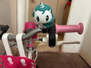 Bicicleta niña 16 rosa y blanca