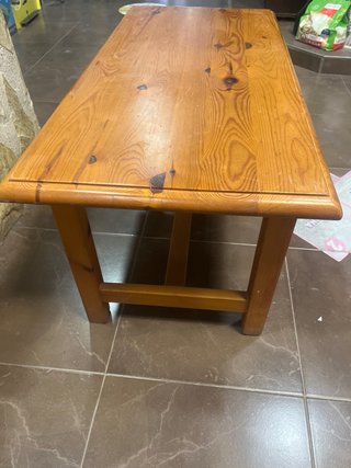 Mesa de centro de madera
