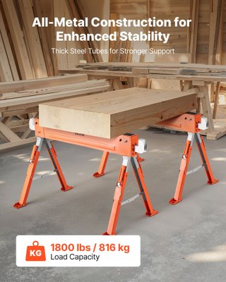 Cavalletto Taglialegna Pieghevole Set da 2 Pezzi