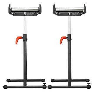Supporti a Rulli Pieghevoli 2 Pezzi Regolabili
