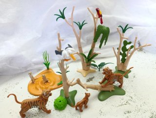 Playmobil selva con animales