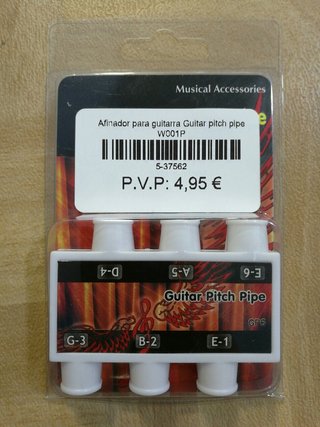 Afinador para guitarra Guitar pitch pipe W001P