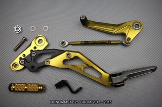 Estriberas retrasadas HONDA MSX 125 GROM 2013 2015