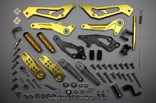Estriberas retrasadas HONDA MSX 125 GROM 2013 2015
