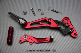 Estriberas retrasadas HONDA MSX 125 GROM 2013 2015