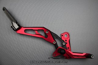 Estriberas retrasadas HONDA MSX 125 GROM 2013 2015