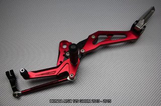 Estriberas retrasadas HONDA MSX 125 GROM 2013 2015