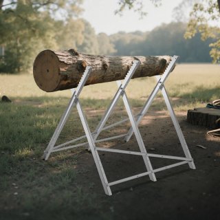 Cavalletto Pieghevole per Tagliare Legno a X 150kg
