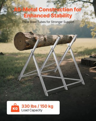 Cavalletto Pieghevole per Tagliare Legno a X 150kg