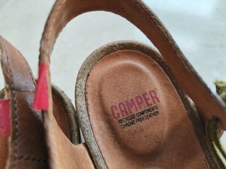 Sandalias Camper Piel Talla 38 Tacón