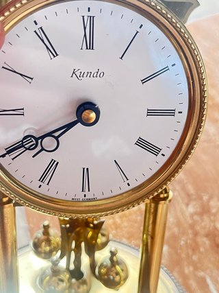 Reloj Kundo West Germany Péndulo Latón