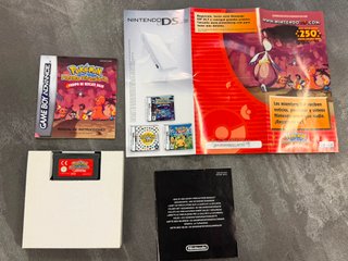 Pokemon Mundo Misterioso Equipo Rescate Rojo GBA