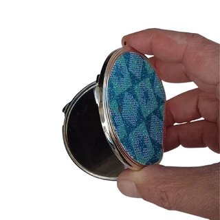 Set 12 Specchietti da Borsetta Rotondi Glitterati