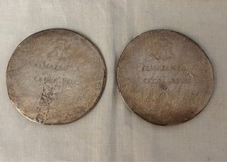 Almazán, Lote Orfebrería Plateado + Pinza