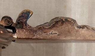 Almazán, Lote Orfebrería Plateado + Pinza