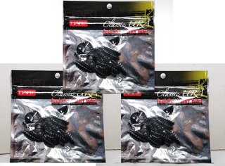 Lote de 100 gusanos de vinilo Hart Tail Grub