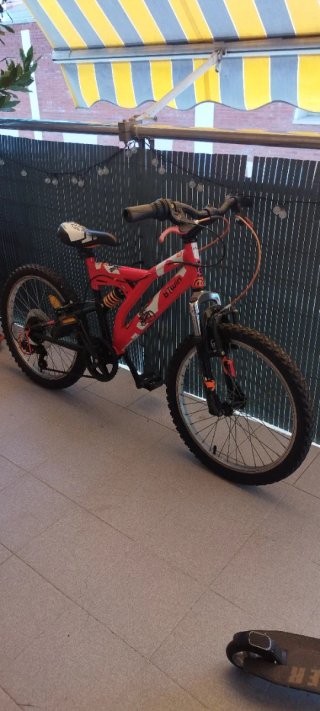 Bicicleta Montaña Doble Suspensión 20" pulgadas