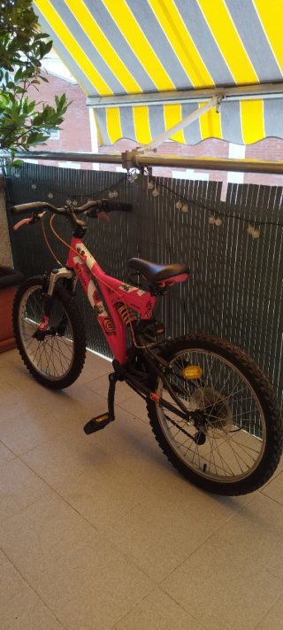 Bicicleta Montaña Doble Suspensión 20" pulgadas