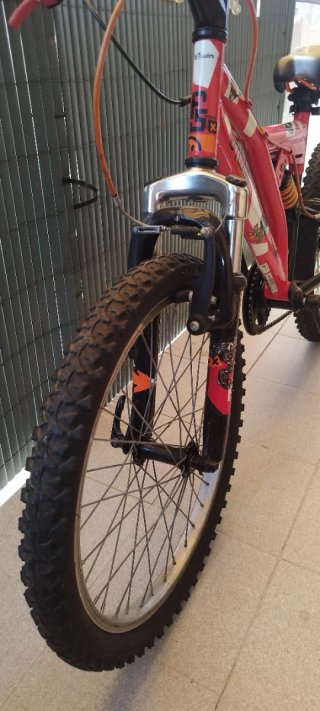 Bicicleta Montaña Doble Suspensión 20" pulgadas