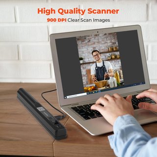 Scanner portatile MUNBYN 900 dpi A4