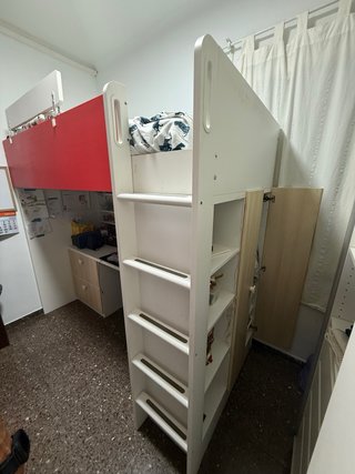 Cama alta Ikea Smastad