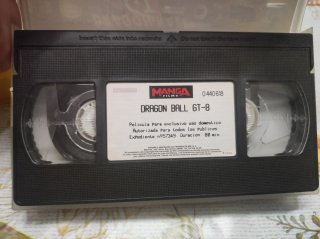 VHS Dragon Ball GT Vol. 8 (Español) + 12 cromos