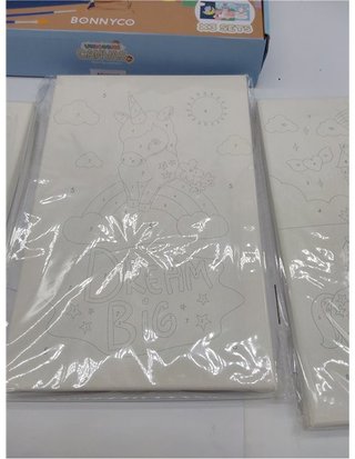 BONNYCO Pintar por Numeros Niños Unicornios - Pack 3 Lienzos Unicornios para Niñas - Kit Manualidades Niños - Juguetes y Regalos Ni