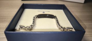 Bracciale Maserati Argento e Blu