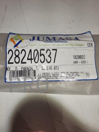 enbellezedor paragolpes trasero BMW e46 nuevo