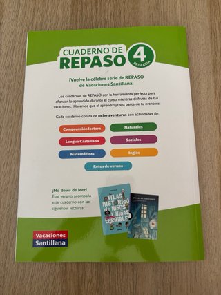 Cuaderno de repaso 4 primaria